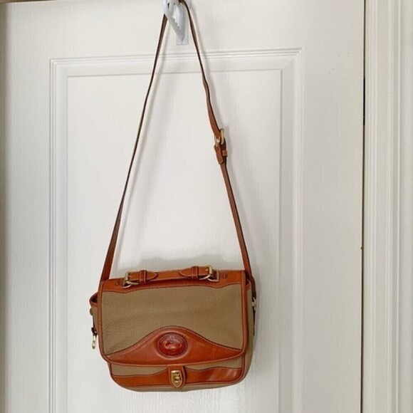 Dooney & Bourke Vintage Made in USA Leather Top Handle Carrier Shoulder Purse - Picture 15 of 16